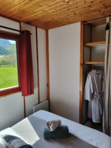 Chambre chalets nordique en Lozère, Chirac.